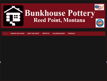 Tablet Screenshot of bunkhousepottery.com